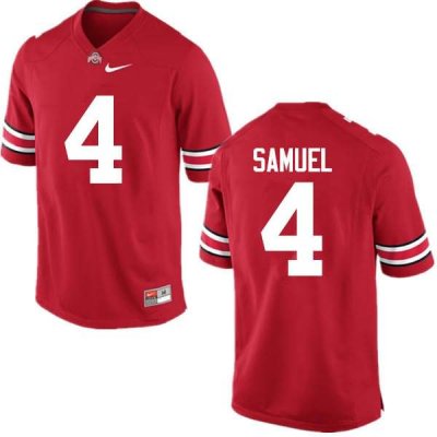 NCAA Ohio State Buckeyes Men's #4 Curtis Samuel Red Nike Football College Jersey OII8045VZ